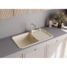 Дозатор для моющего средства OMOIKIRI OM-02-SA-P латунь/бежевый 4975020